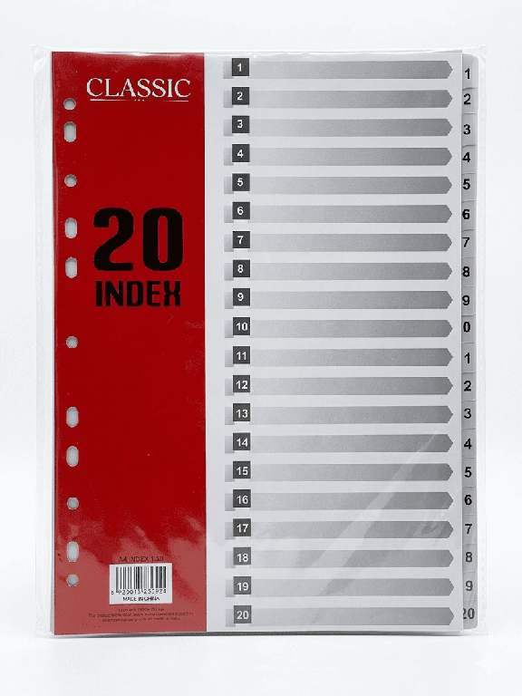 Classic Grey Divider 1-20